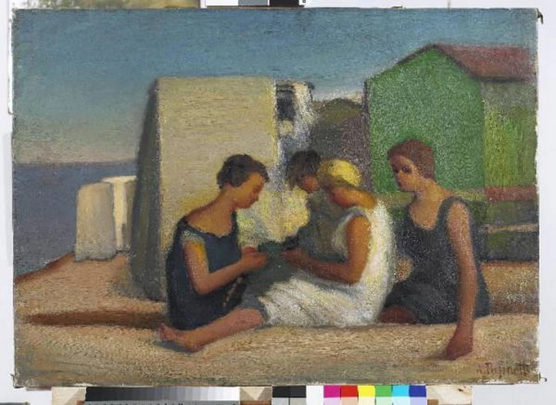  121-Lavoro sulla spiaggia-Sistema Museale Montichiari Musei. Civica Pinacoteca Antonio e Laura Pasinetti 